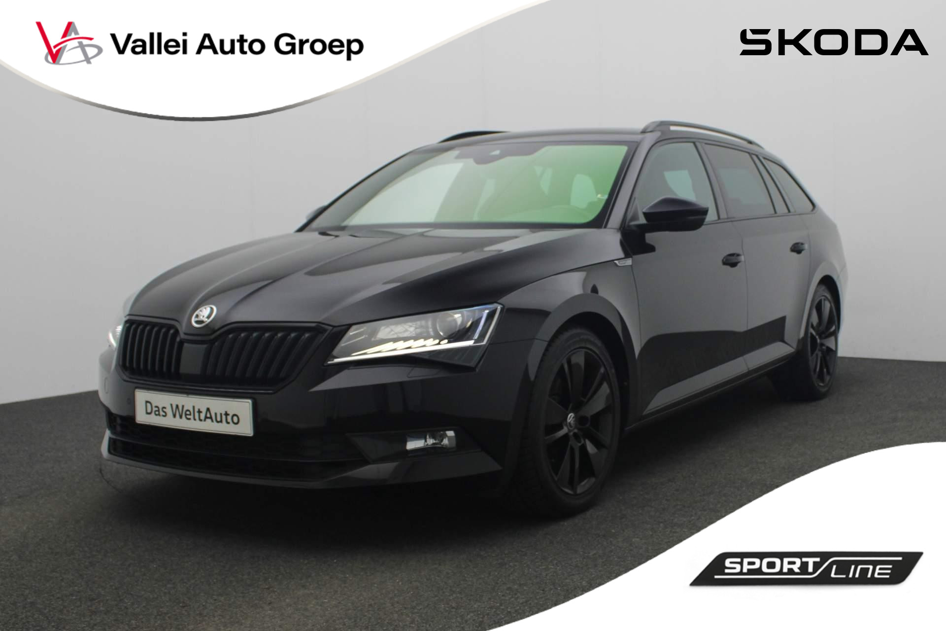 Škoda Superb Combi 1.5 TSI 150PK DSG ACT Sportline Business | Trekhaak | Navi | Keyless | 18 inch | ACC | CANTON | Xenon