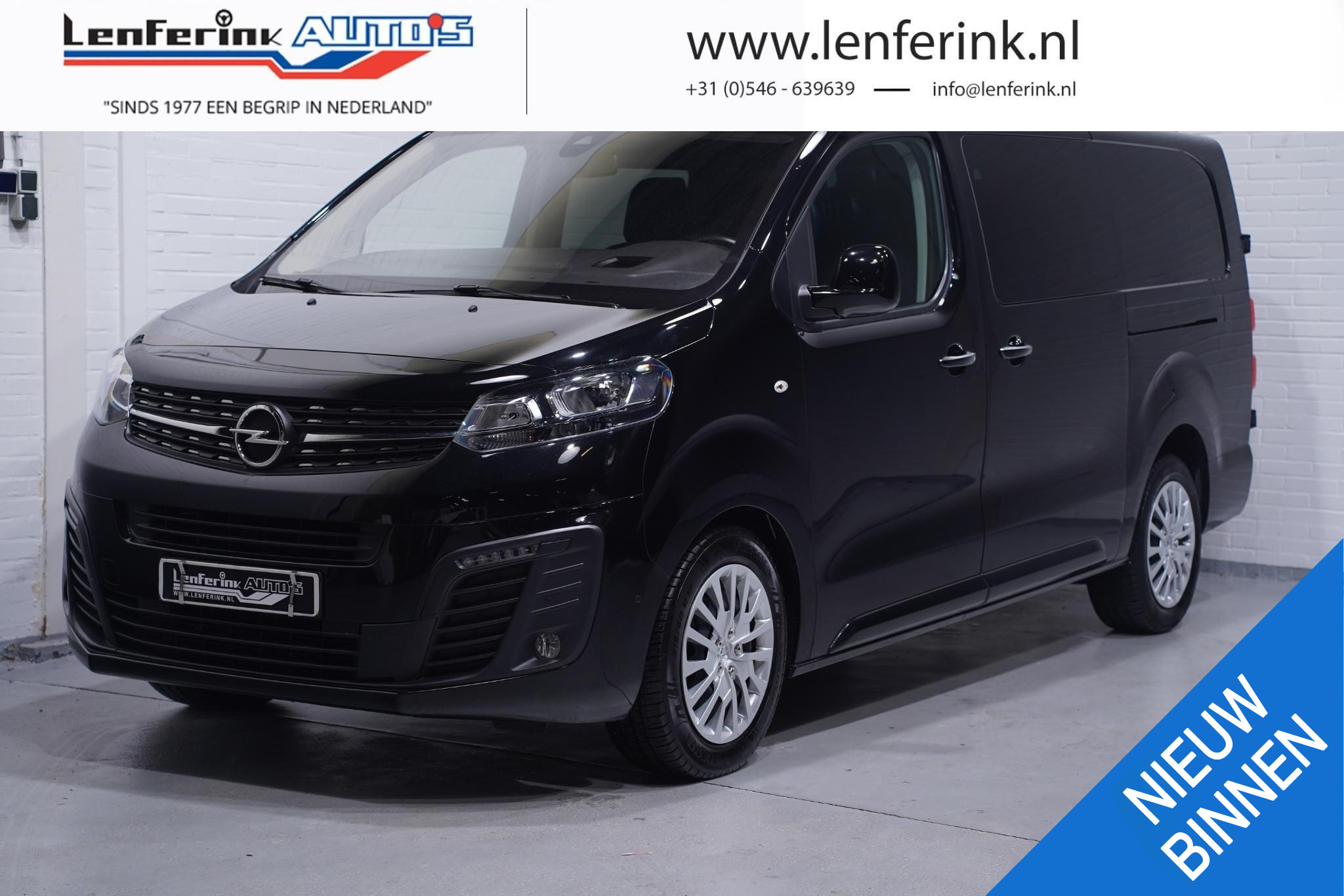 Opel Vivaro 2.0 CDTI 177 pk L3 Dubbel Cabine Aut 2x Schuifdeur Navi, Camera, HUD, Keyless Entry, Trekhaak, 5-Zits