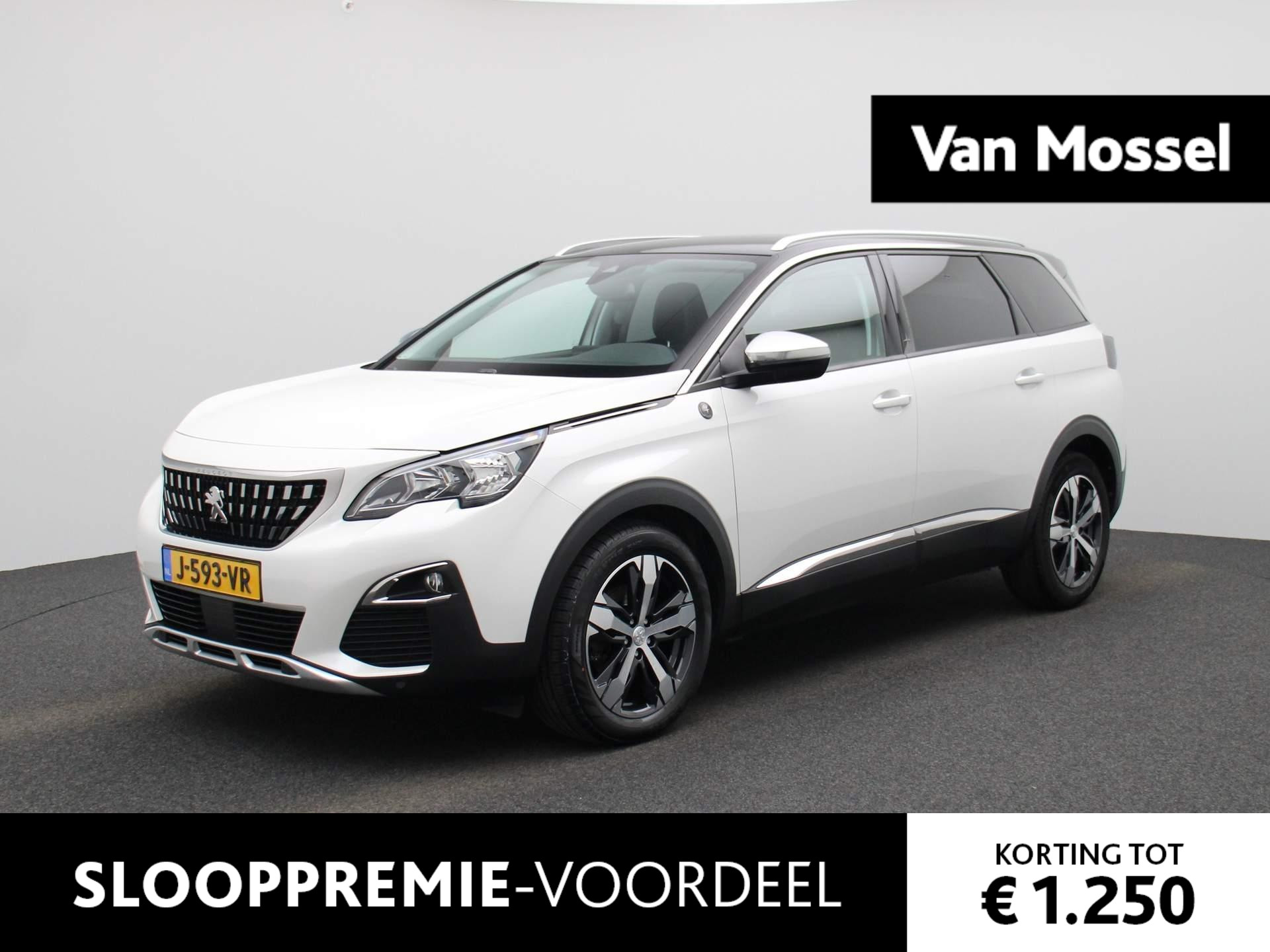 Peugeot 5008 1.2 PureTech Crossway 7-pers. | Half-Leder | Navigatie | Climate control | Parkeer sensoren | LMV | Camera | DAB | Trekhaak