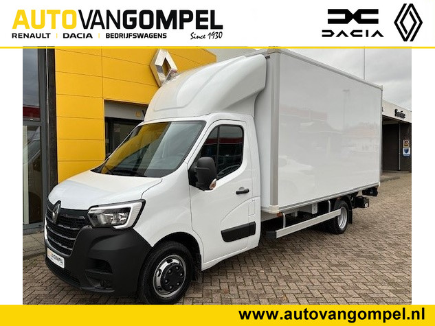 Renault Master Bakwagen met laadklep 2.3dCi 165 pk DL/Dubbel lucht/Laadklep 750kg/Navigatie/Cruisecontrol Citybox/Meubelbak/mechanisch geveerde stoel Hoogte 2.320 inwendig/ Breedte 2.220 uitwendig/ Lengte 4.400 inwendig