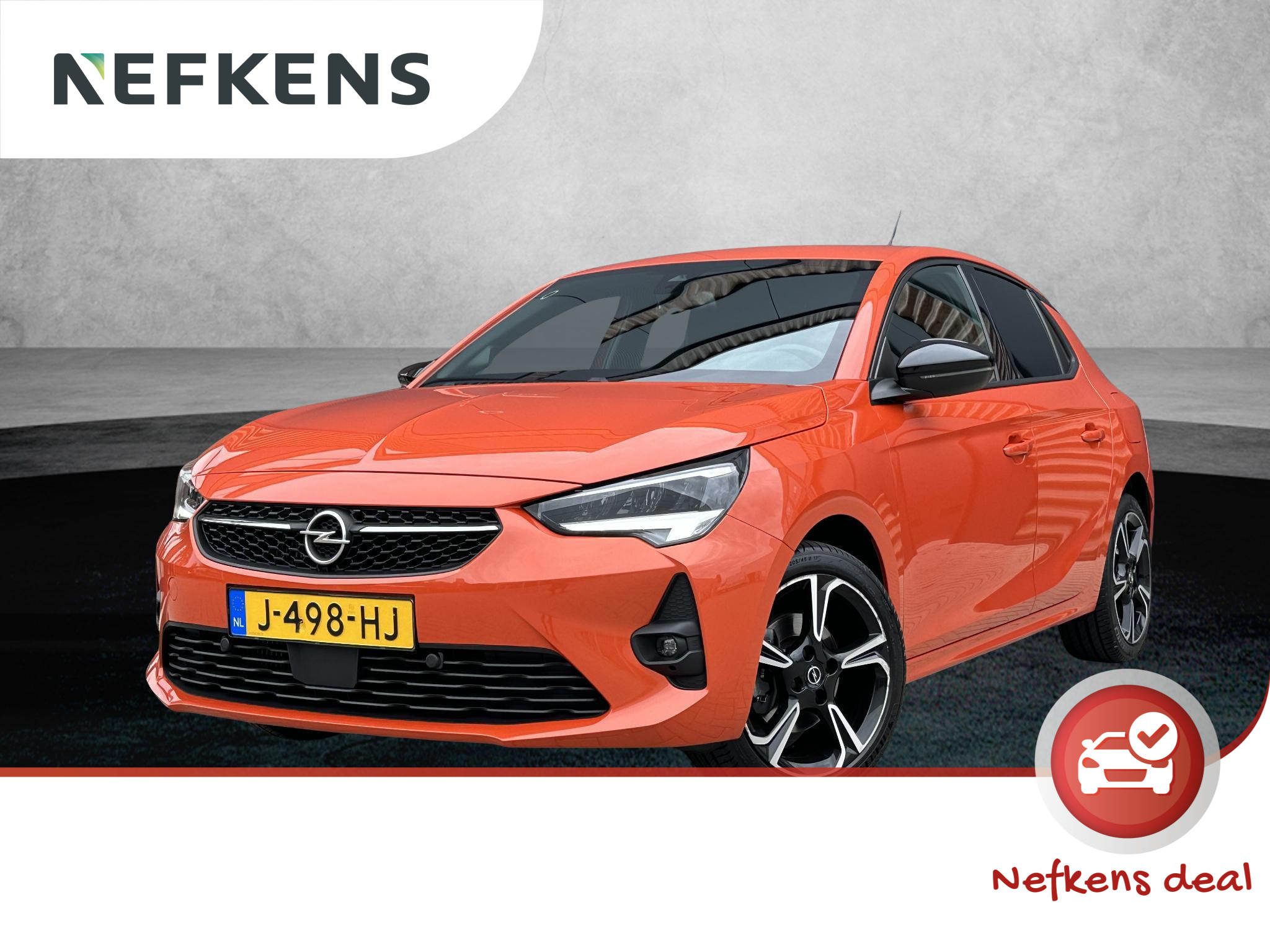 Opel Corsa 100pk Turbo GS Line (1ste eig. | 17"LMV | Climate | NAV. | LED | P.Glass | Keyless)