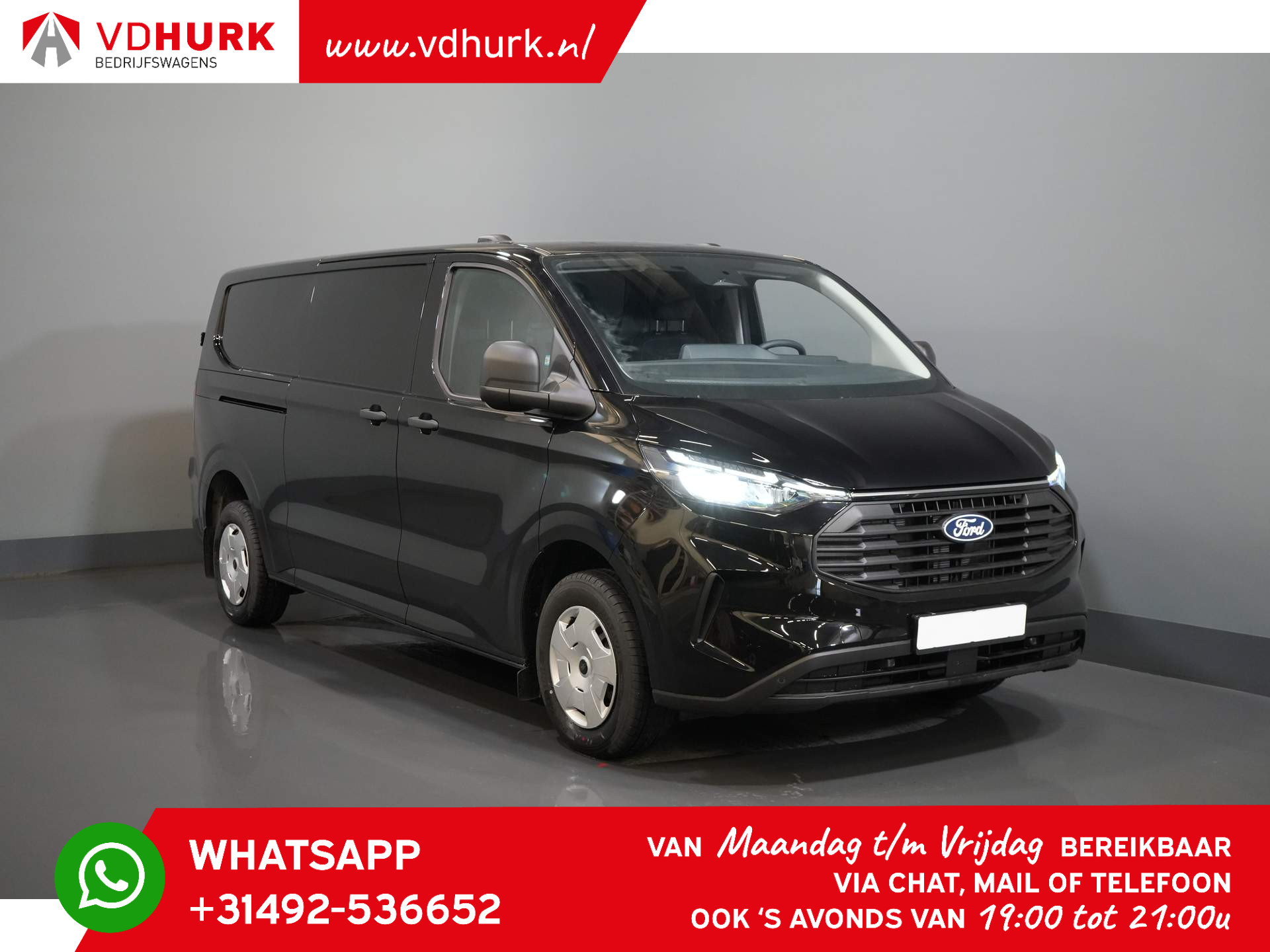 Ford Transit Custom 2.0 TDCI 136 pk L2 5 jaar/ 200.000km GARANTIE! 2.7t Trekverm./ Laadruimte pakket/ Stoelverw./ Carplay/ Climate/ Camera/ PDC/ Cruise