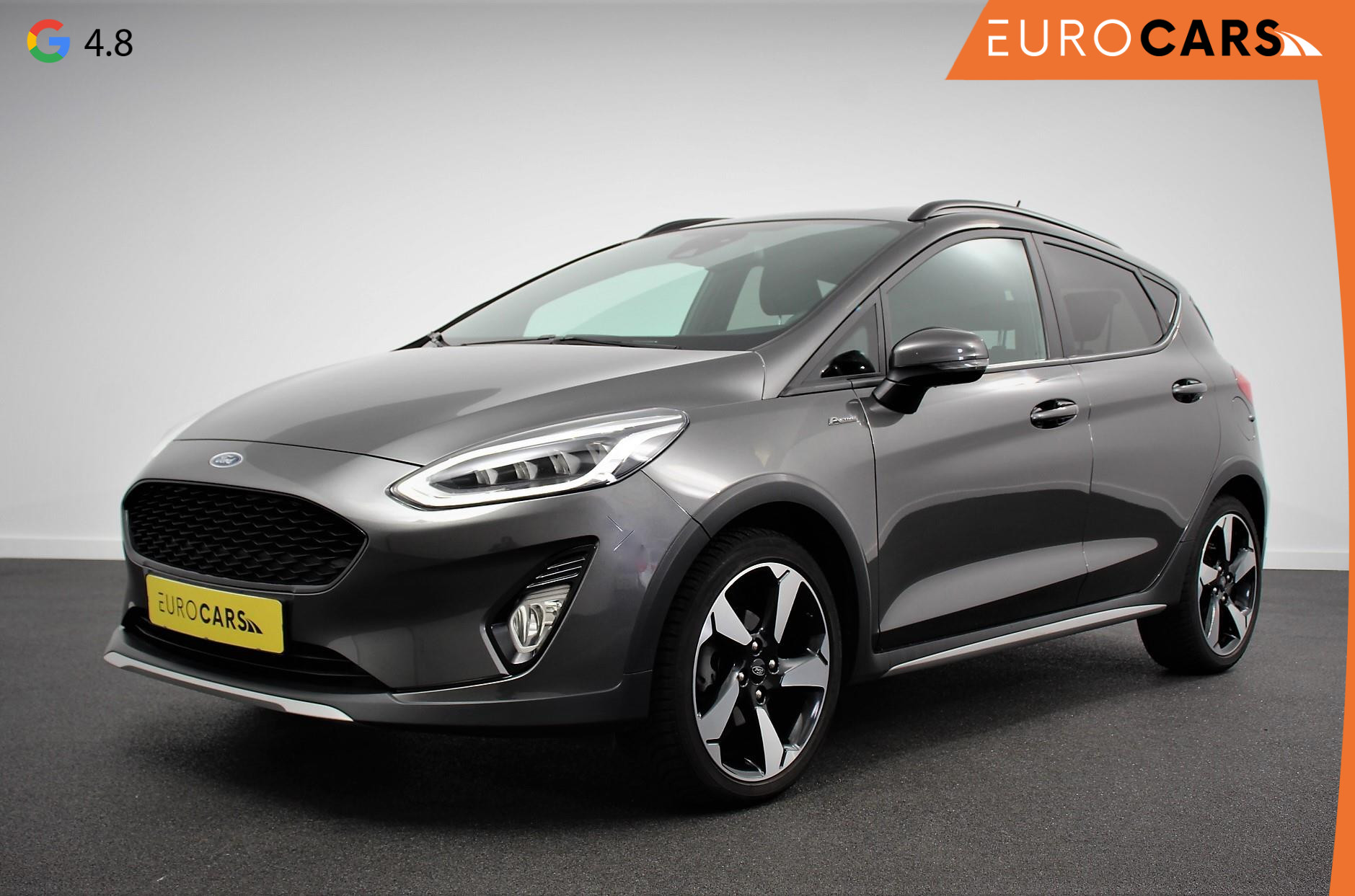 Ford Fiesta 1.0 EcoBoost 125pk Active | Navigatie | Climate Control | B&O Sound system | Parkeer sensoren | Extra getint glas | 17" LMV | Stoelverwarming