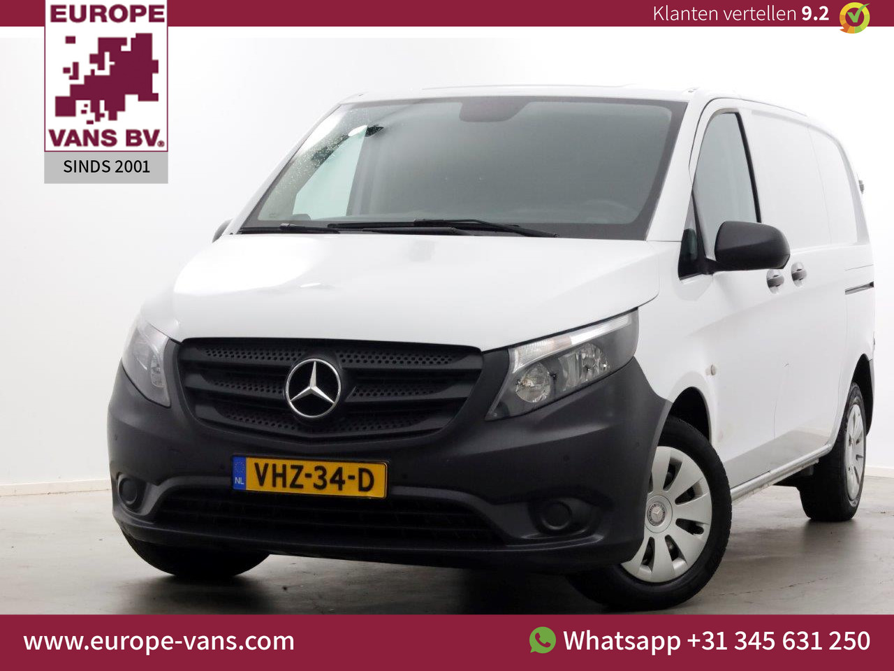 Mercedes-Benz Vito 116 CDI 163pk Kort L1H1 2x Schuifdeur/Airco/Navi/Camera 01-2021