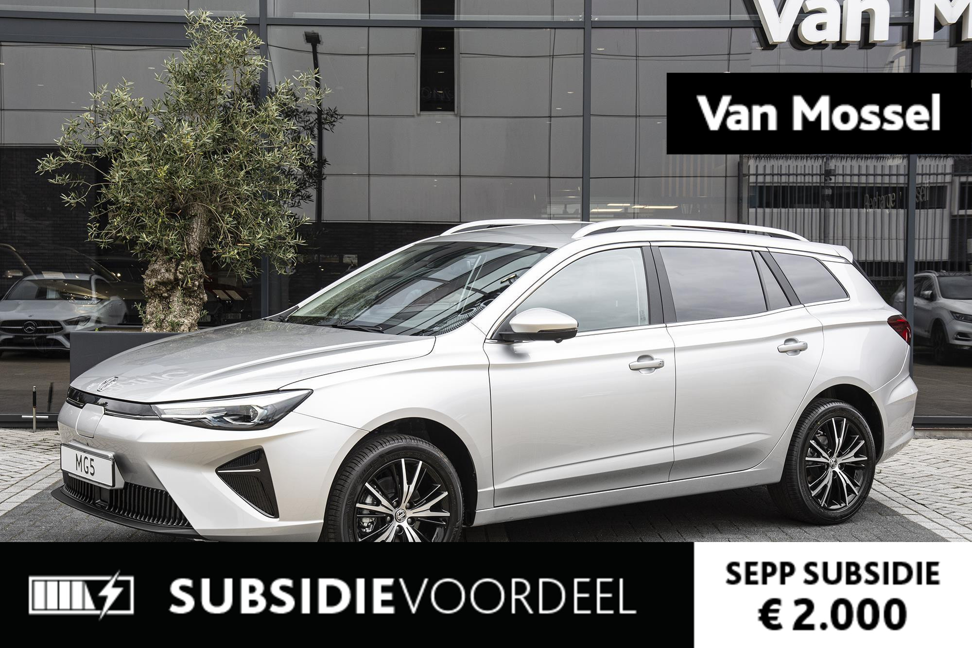 MG 5 Long Range Comfort 61 kWh | 320 km WLTP | 3-fasen lader | 7 jaar garantie 150.000 km| €2.950,- subsidie mogelijk!