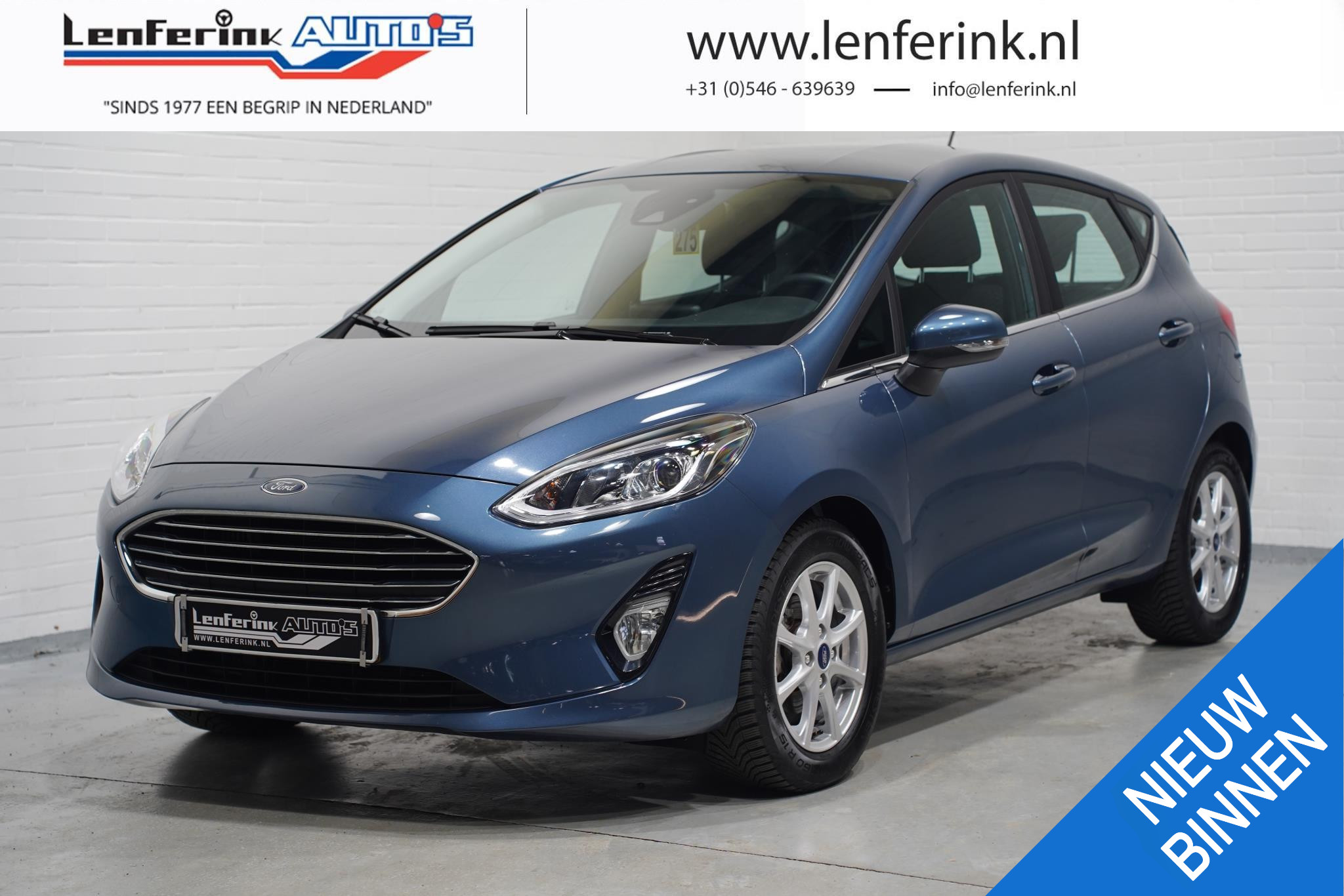 Ford Fiesta 1.0 EcoBoost Hybrid Titanium Navi Clima PDC Apple Carplay 1e Eigenaar NAP