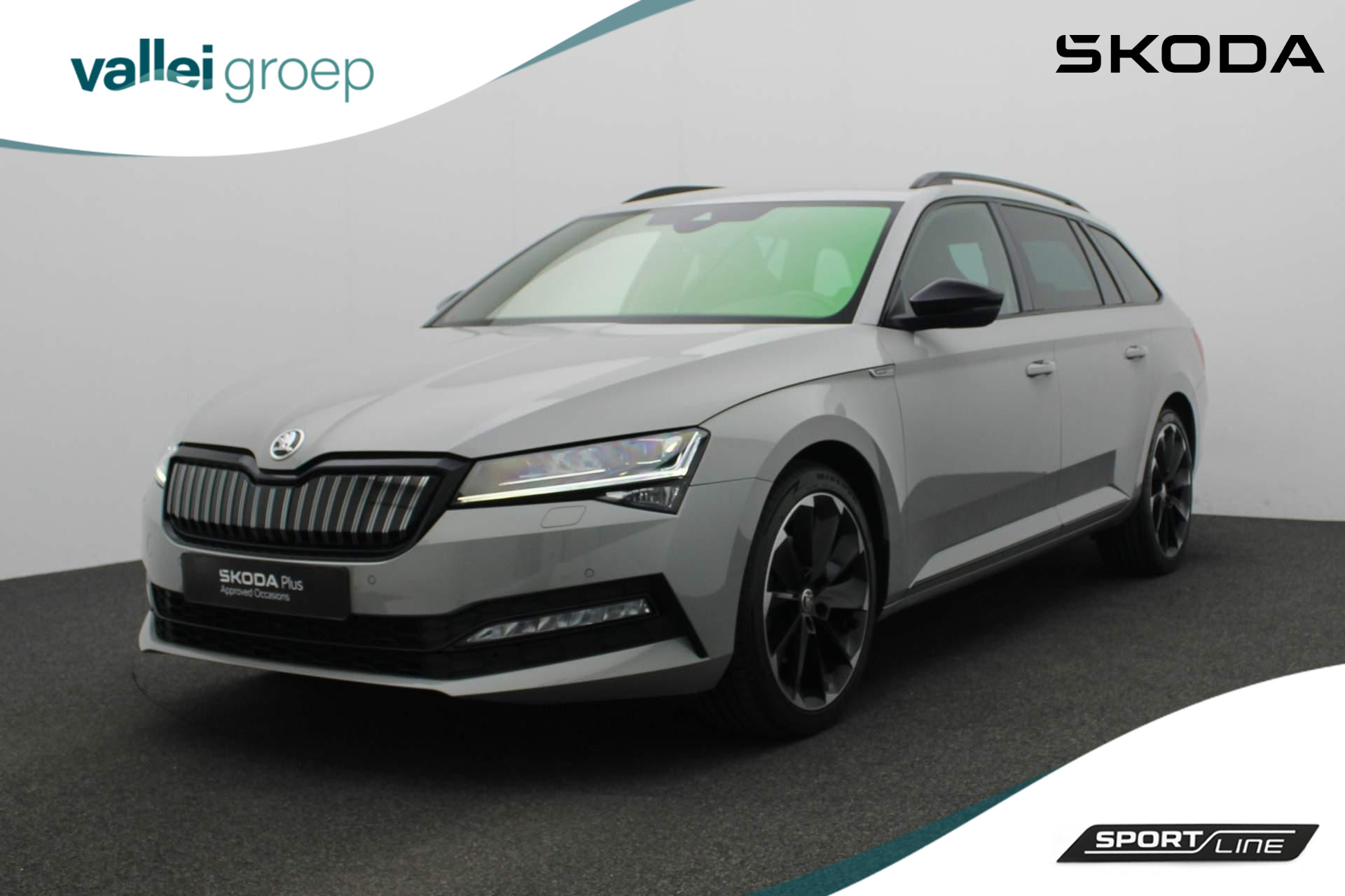 Škoda Superb Combi 1.4 TSI 218PK DSG iV Sportline Business | Pano | Camera | Matrix LED | Adaptief onderstel | Keyless | 19 inch | ACC