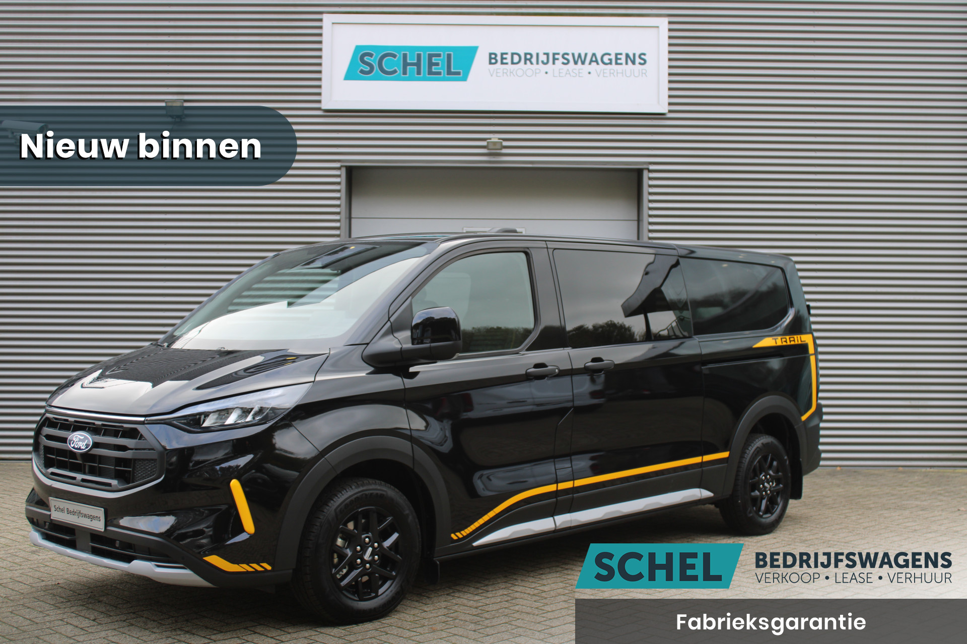 Ford Transit Custom 320 2.0TDCI 170pk L2H1 Trail DC AWD - Adaptive Cruise - LED - Blind Spot - Elektrische trekhaak - Navigatie - Camera - Rijklaar