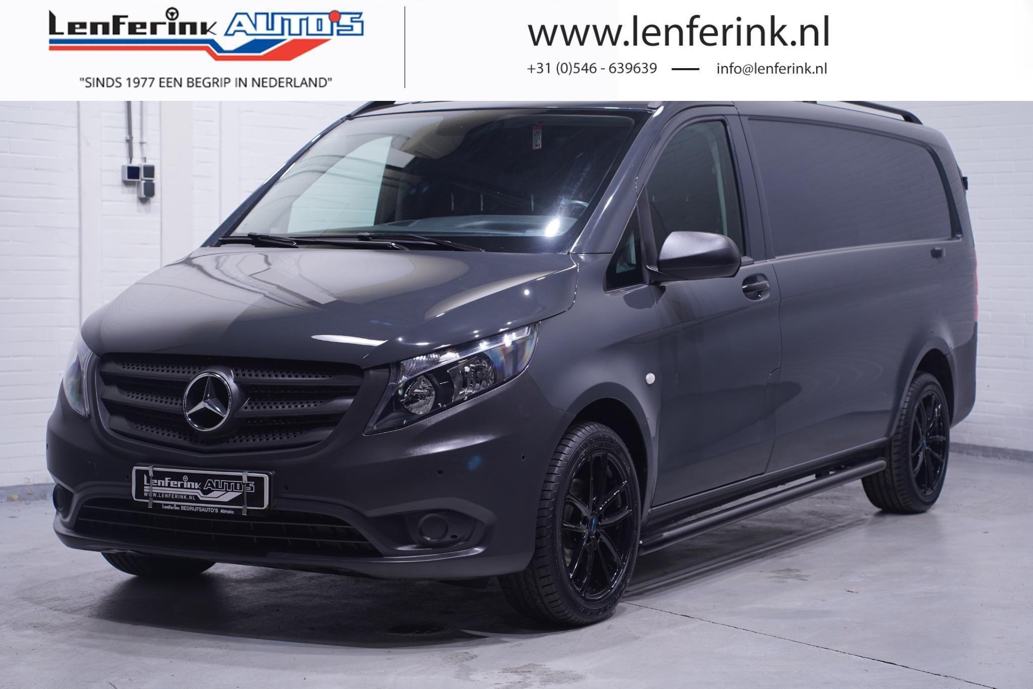 Mercedes-Benz Vito 116 CDI 163 pk XL Aut. Airco, Camera, 18" LMV Dakrails, Apple Carplay, PDC V+A, Sidebars Zwart, 3-Zits