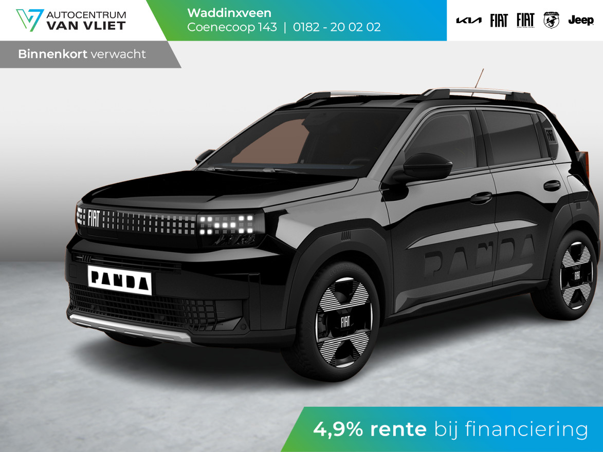 Fiat Panda Grande La Prima 44 kWh | Clima | Cruise | Camera | Apple Carplay | 17" | Navi | Winter Pack