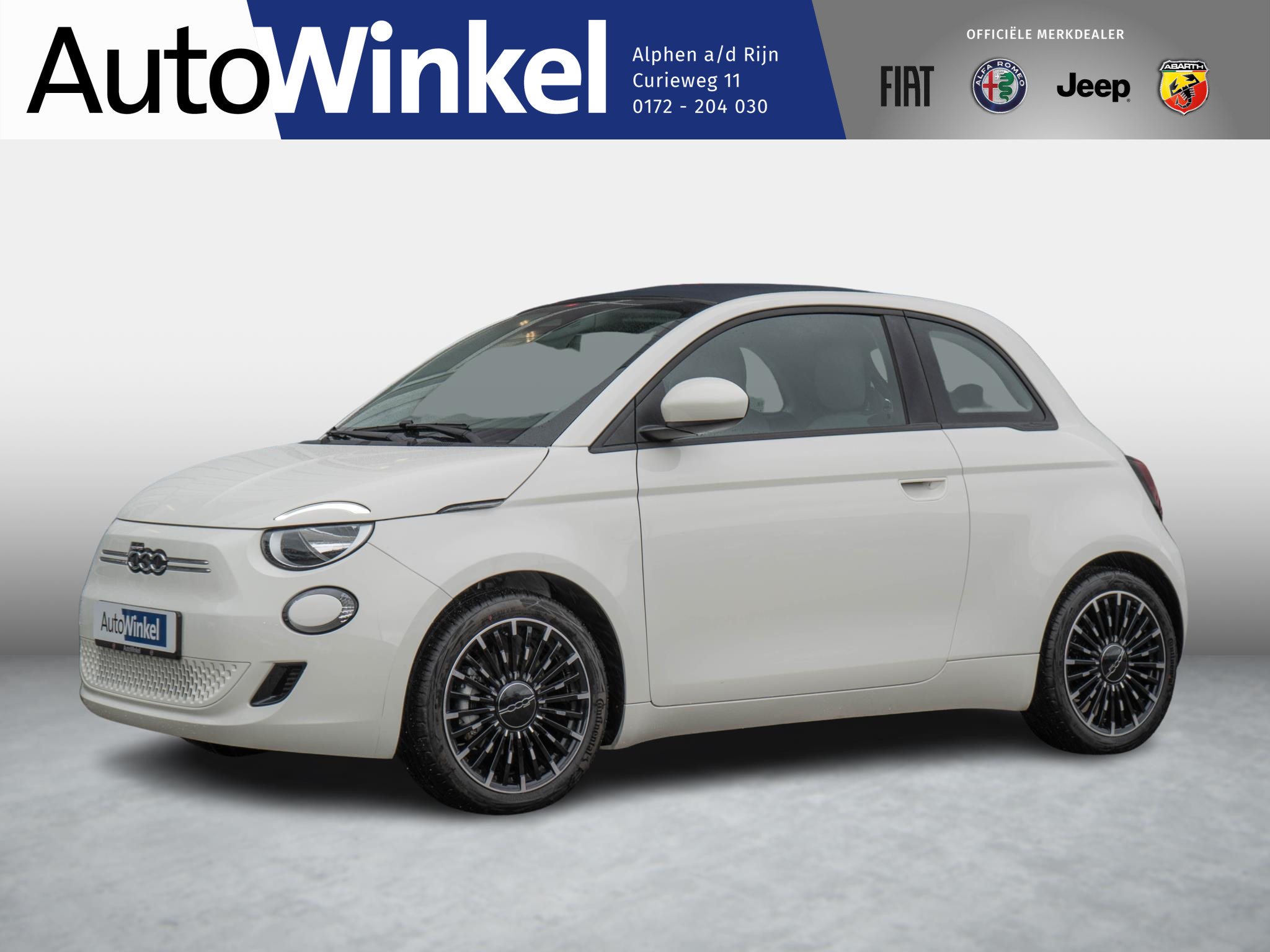 Fiat 500e Icon 42 kWh | Cabrio | Pack Winter | Draadloos laden | Pack Comfort | 17" | € 2.000,- Subsidie Overheid 2023