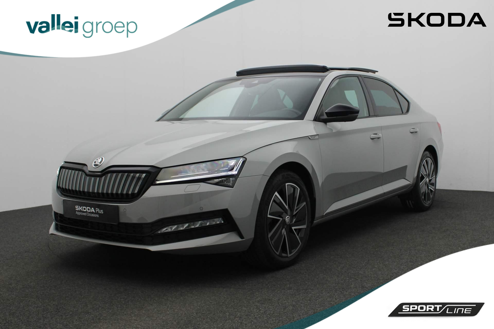 Škoda Superb 1.4 TSI 218PK DSG iV Sportline Business | Pano | Matrix LED | 360 camera | Navi | Keyless | 18 inch