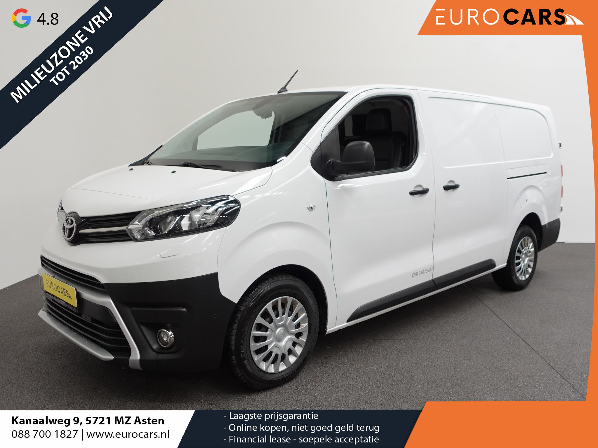 Toyota ProAce 122pk Automaat L3H1 Long 2x Schuifdeur Trekhaak Cruise control Apple Carplay/ Android auto Camera Parkeersensoren