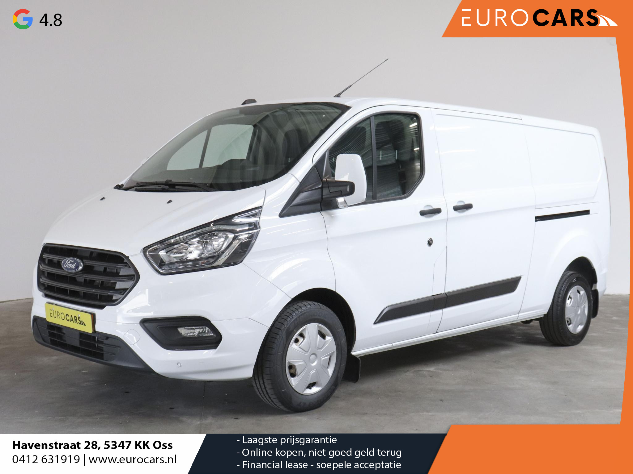 Ford Transit Custom 130pk L2H1 Trend | 2x Schuifdeur | Airco | Cruise Control | PDC | Achterklep | Bluetooth Radio