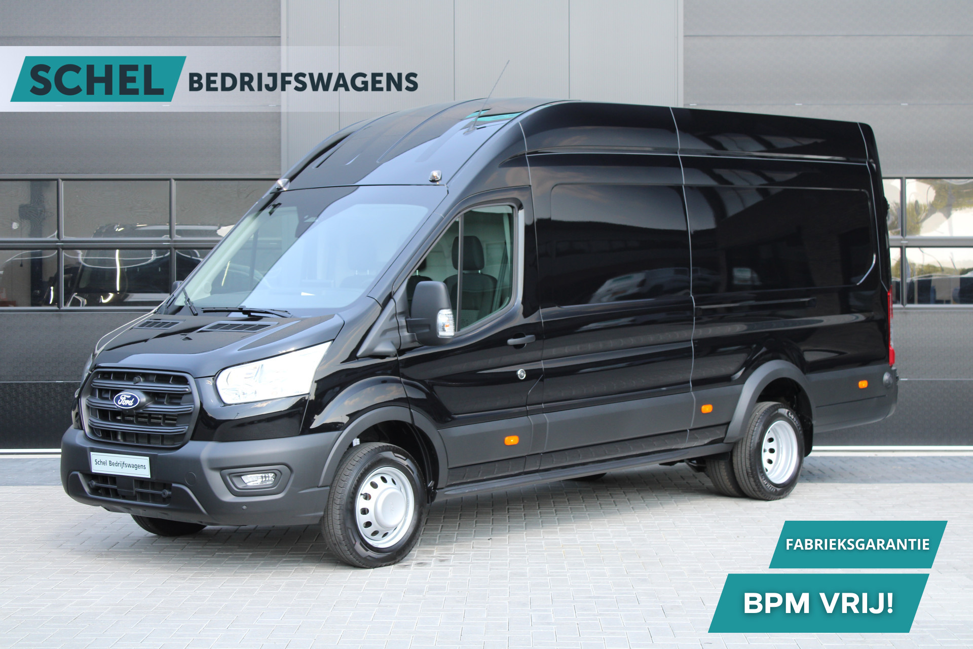 Ford Transit 350 2.0 TDCI L4H3 Trend 165pk - 3500kg trekgewicht - Dubbellucht - 360 Camera - ACC - Trekhaak - Navigatie - Carplay - Rijklaar