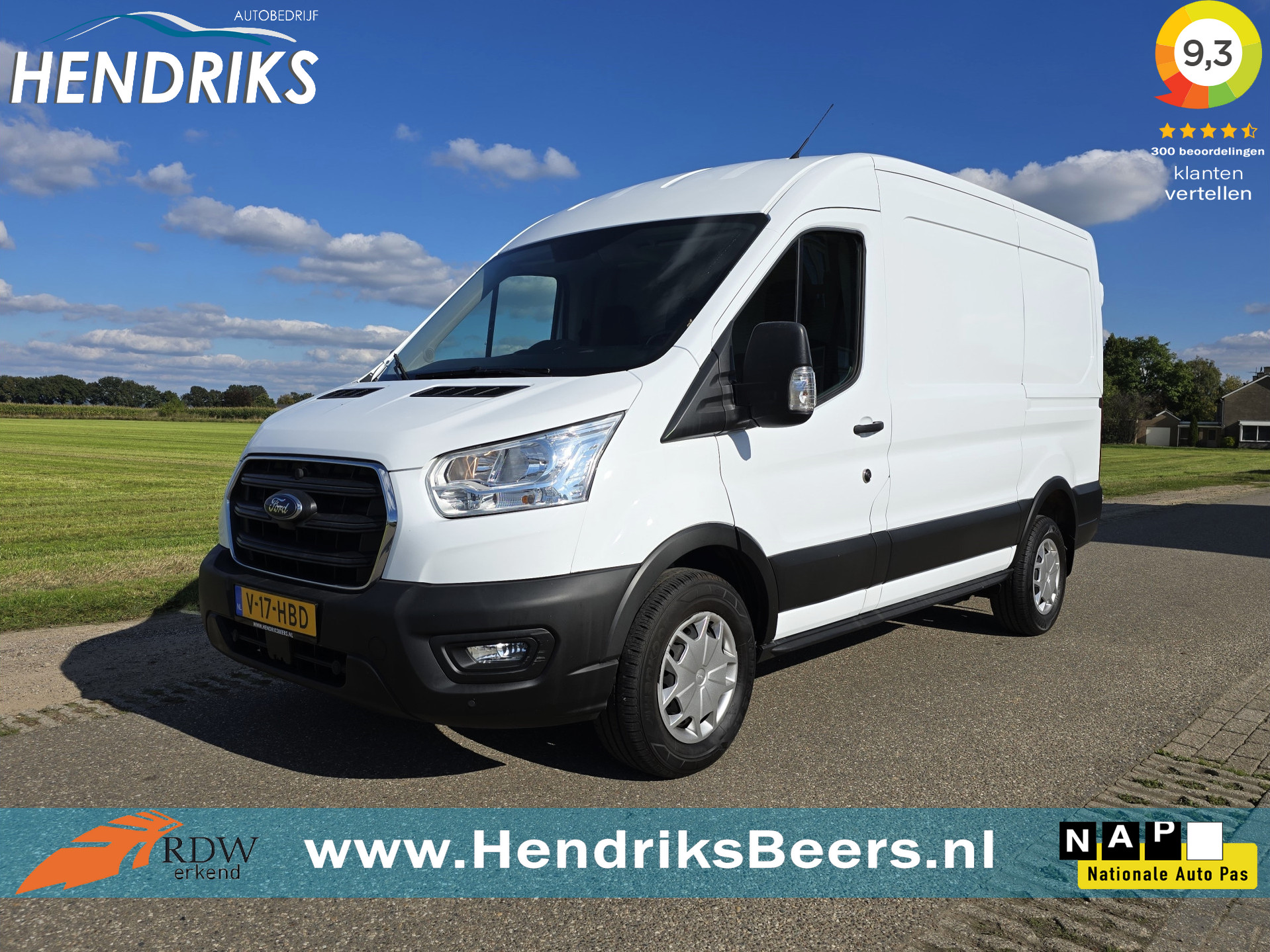 Ford Transit 350 2.0 TDCI L2 H2 - Euro 6 - 130 Pk - Airco -