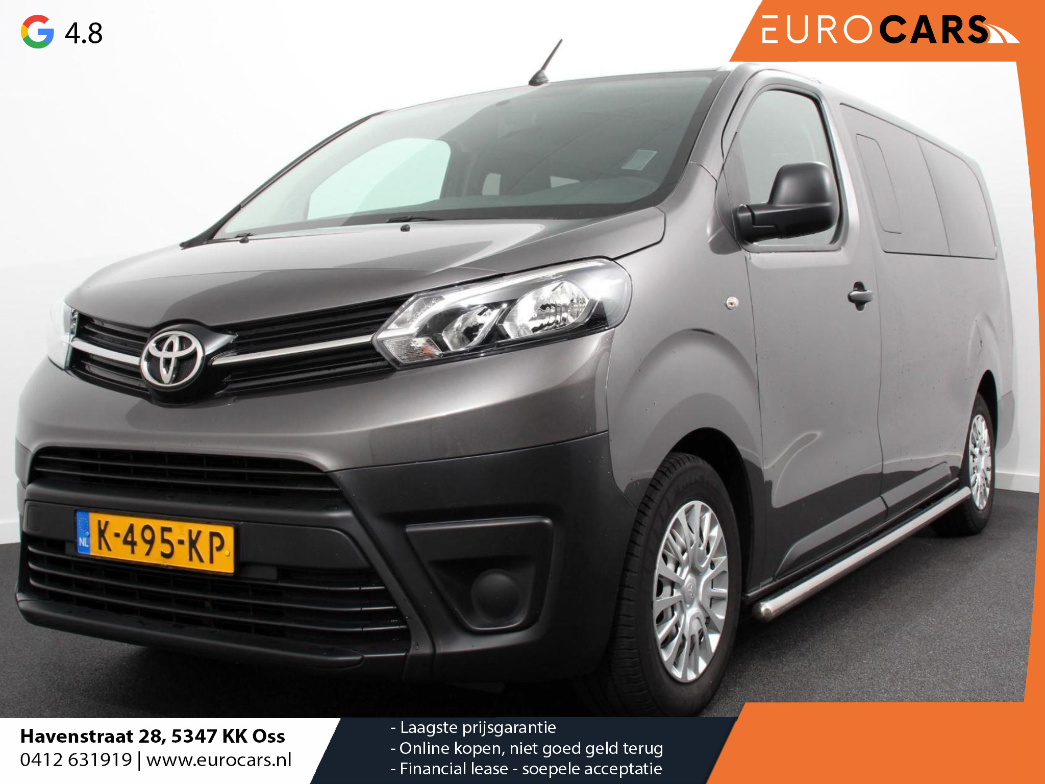 Toyota ProAce Shuttle 1.5 D-4D Navigator Long Demo ! | 9 Persoons | Navigatie | Parkeersensoren | Carplay | Cruise Control | DAB |