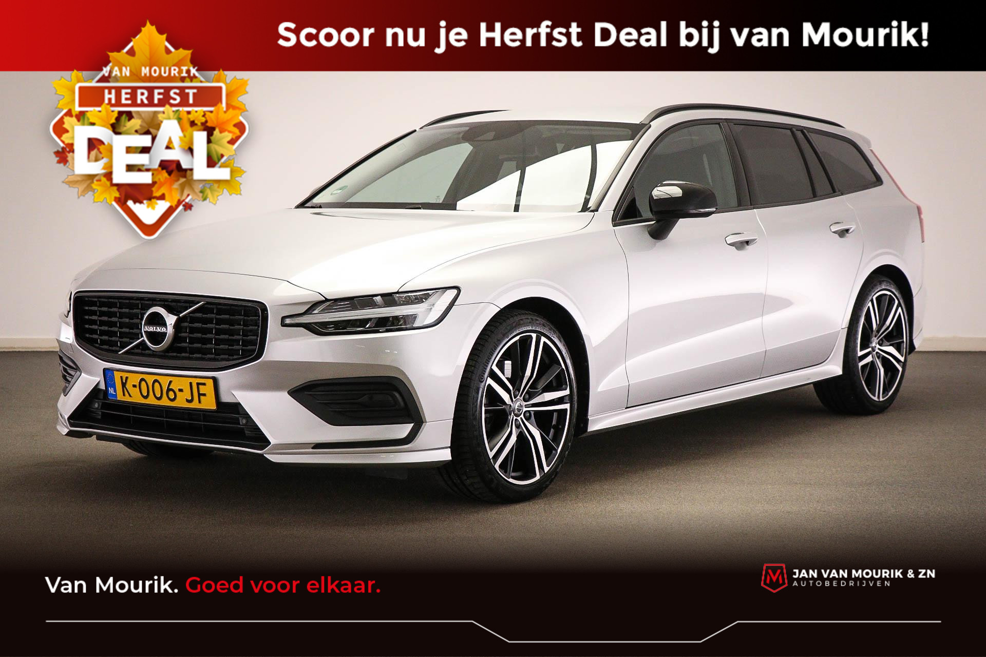 Volvo V60 2.0 B3 R-Design | PARK ASSIST / CLIMATE- PACK | LEDER | CAMERA | TREKHAAK