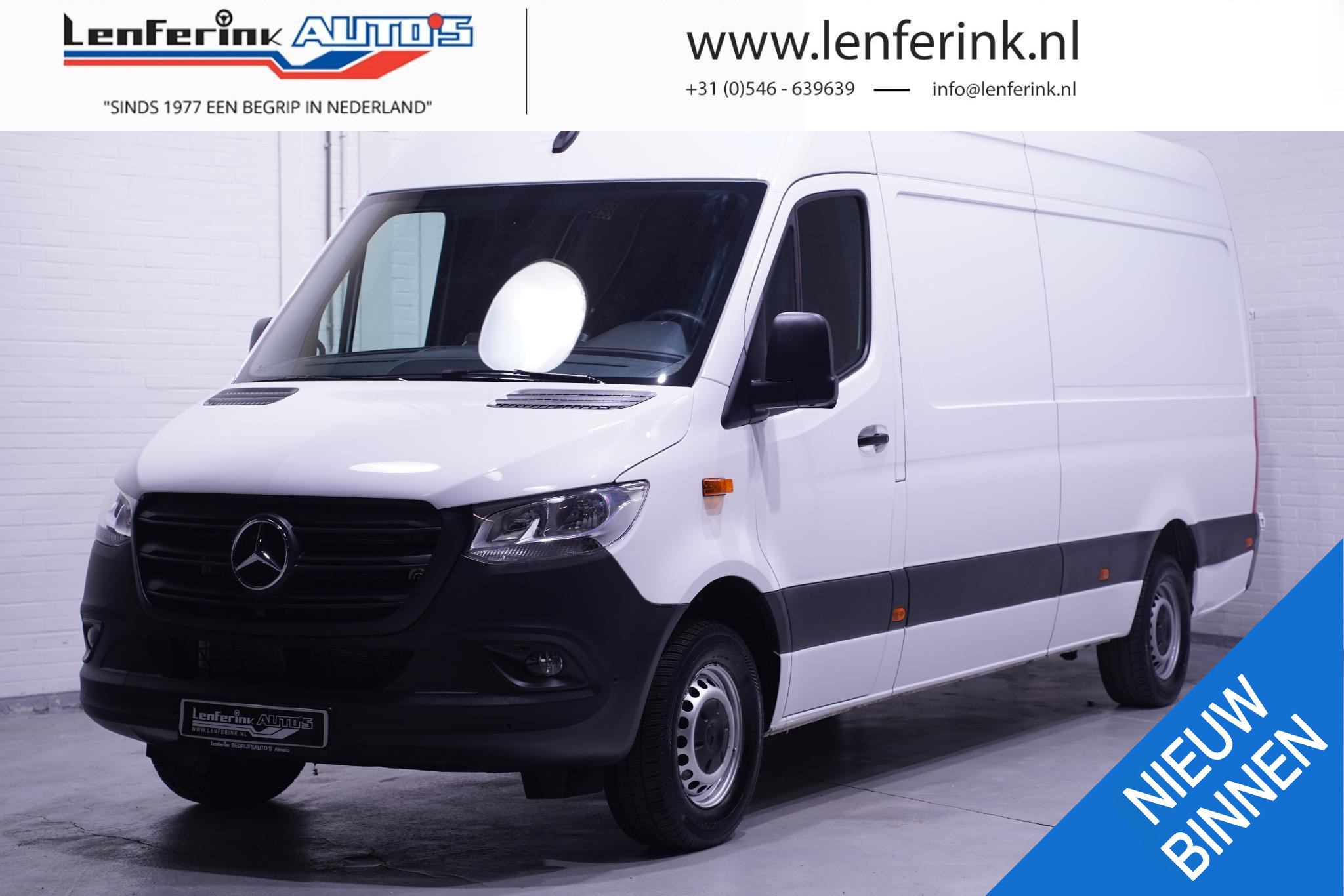 Mercedes-Benz Sprinter 315 CDI 150 pk L3H2 Navi, 360 Camera, PDC V+A Laadruimte Pakket, 270 Graden Deuren, 3-Zits