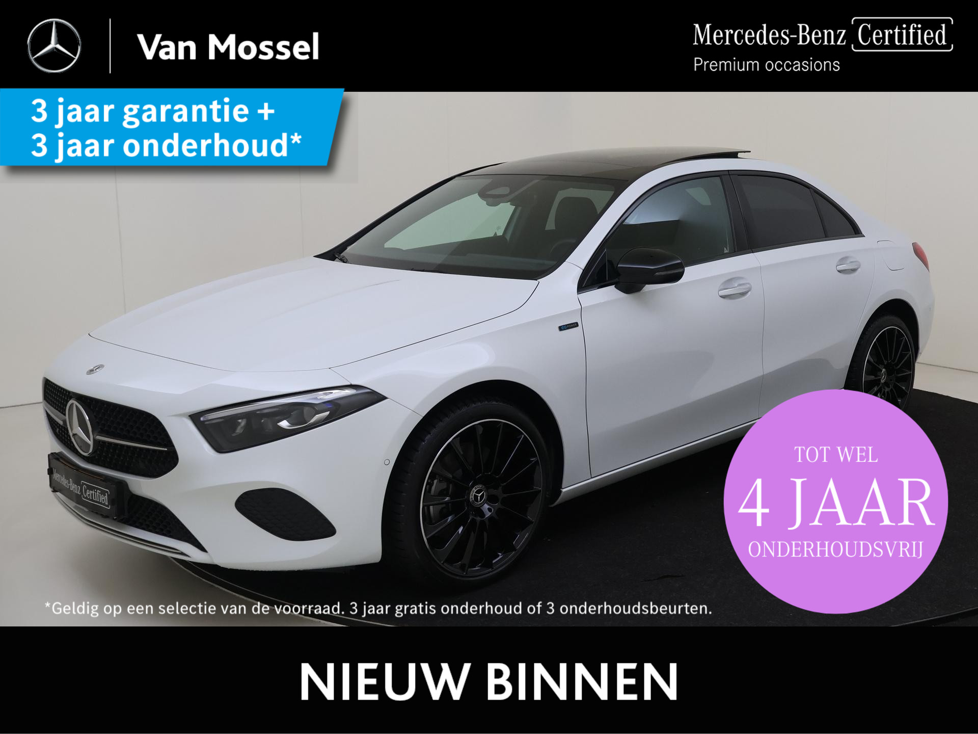 Mercedes-Benz A-Klasse 250 e Luxury Line /Night pakket /19 Inch /Leder /Sfeerverlichting: