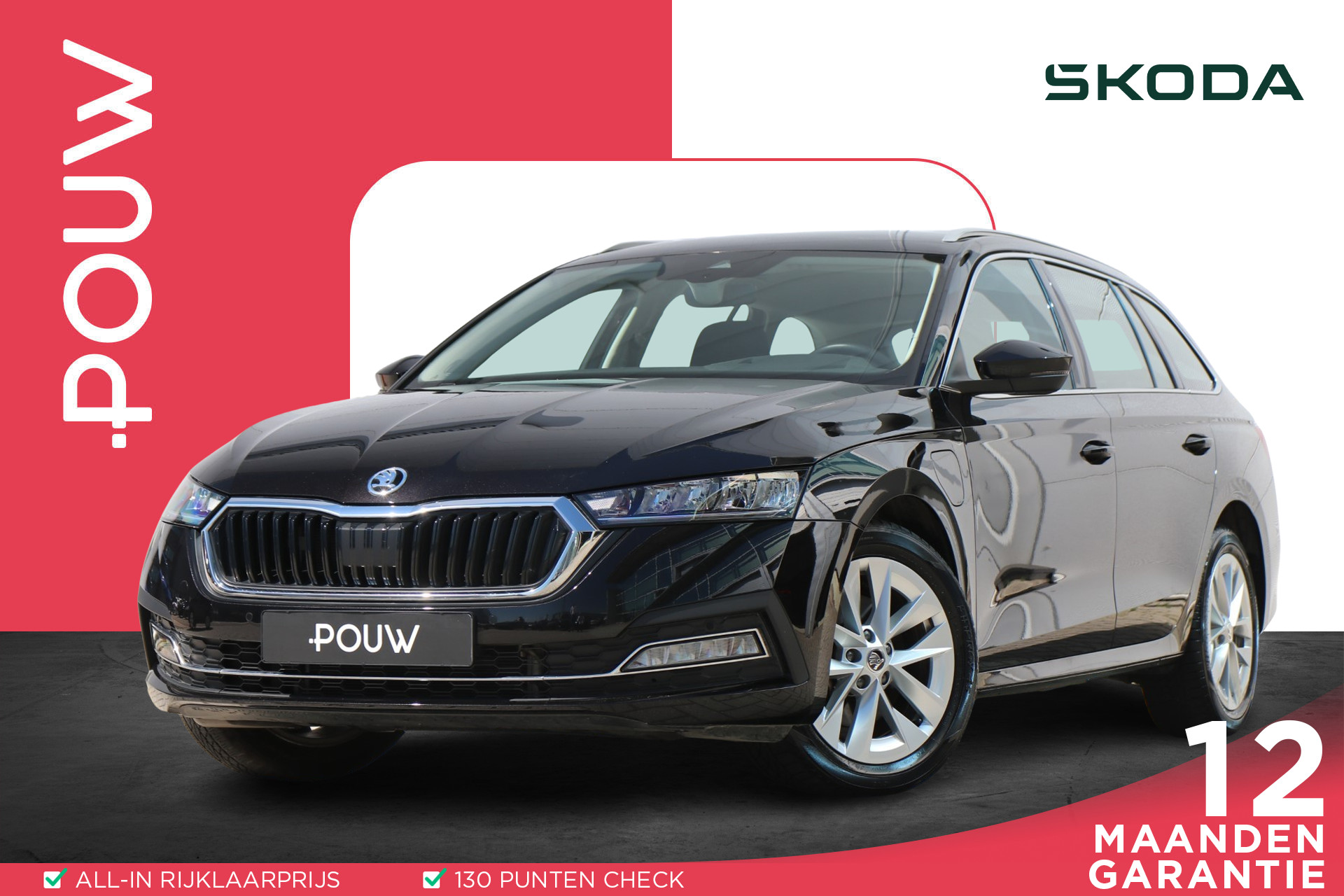 Škoda Octavia Combi 1.4 TSI 204pk DSG iV PHEV Business | SoH 99% | Navigatie | Stoelverwarming | Memory Stoelen