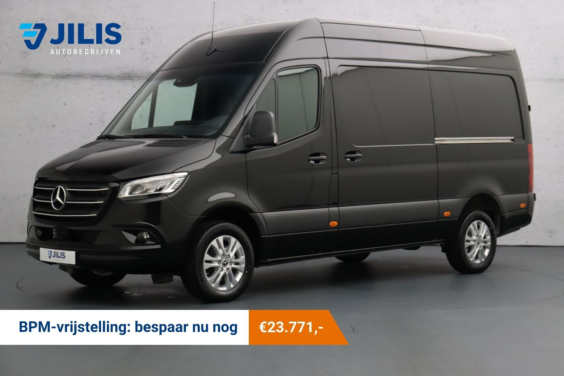 Mercedes-Benz Sprinter 319 | L2H2 | 2x Schuifdeur | Leder | LED | Camera | Navigatie | Apple carplay