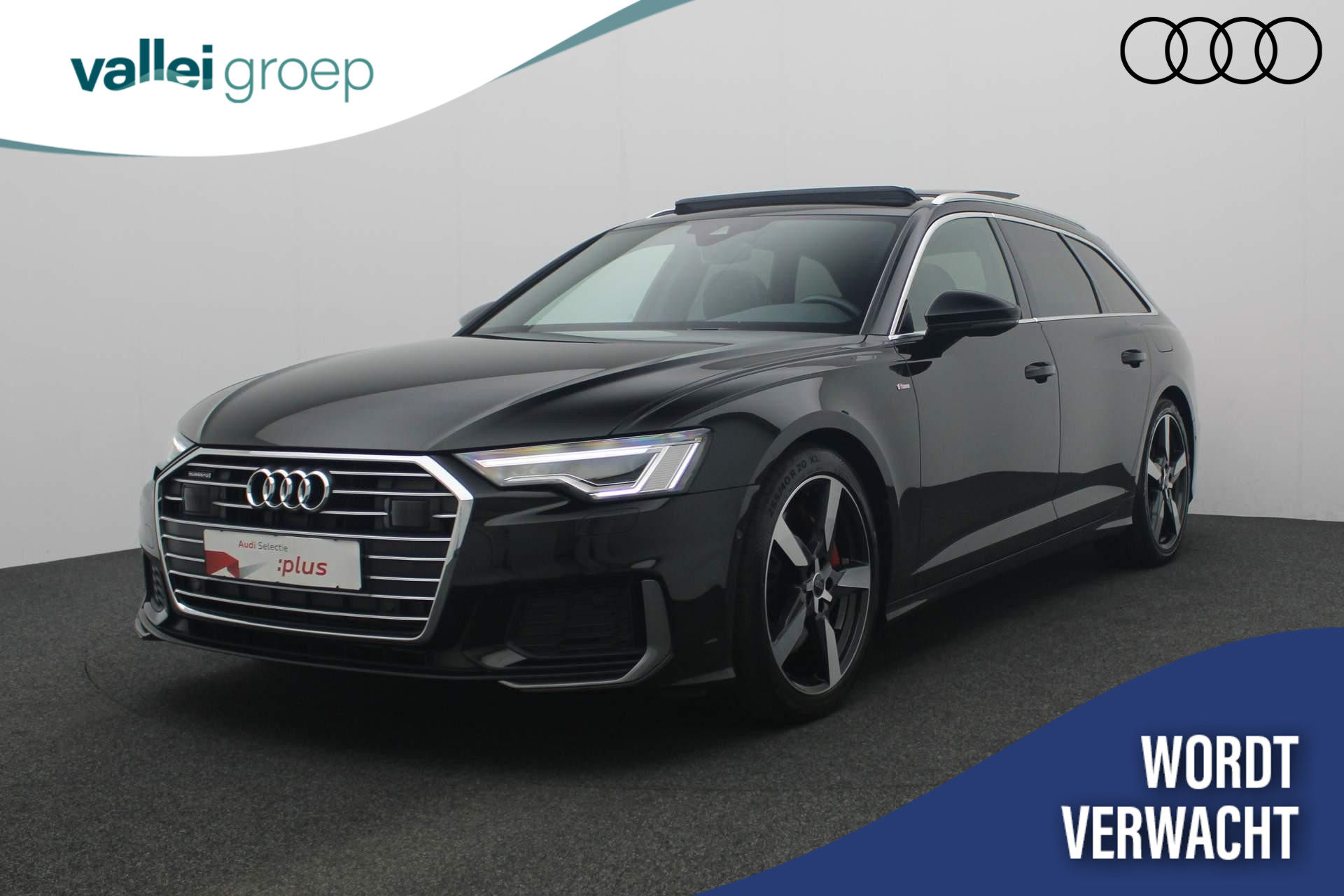 Audi A6 Avant 55 TFSI e 367PK S-tronic quattro S-Line Competition | Pano | Valcona leder | Matrix LED | B&O | Camera | Navi | Stuur-/stoelverwarming | Sportonderstel | ACC | Keyless