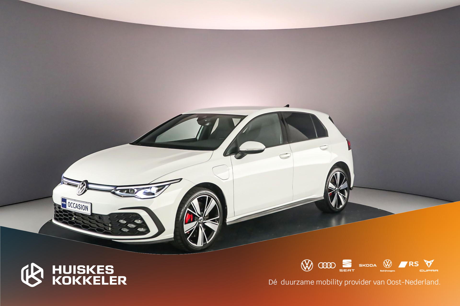 Volkswagen Golf GTE 1.4 TSI eHybrid 245pk DSG Automaat Adaptive cruise control, Navigatie, Airco, Stoelverwarming, LED verlichting, Parkeersensoren, DAB, App connect, Stuurwiel verwarmd