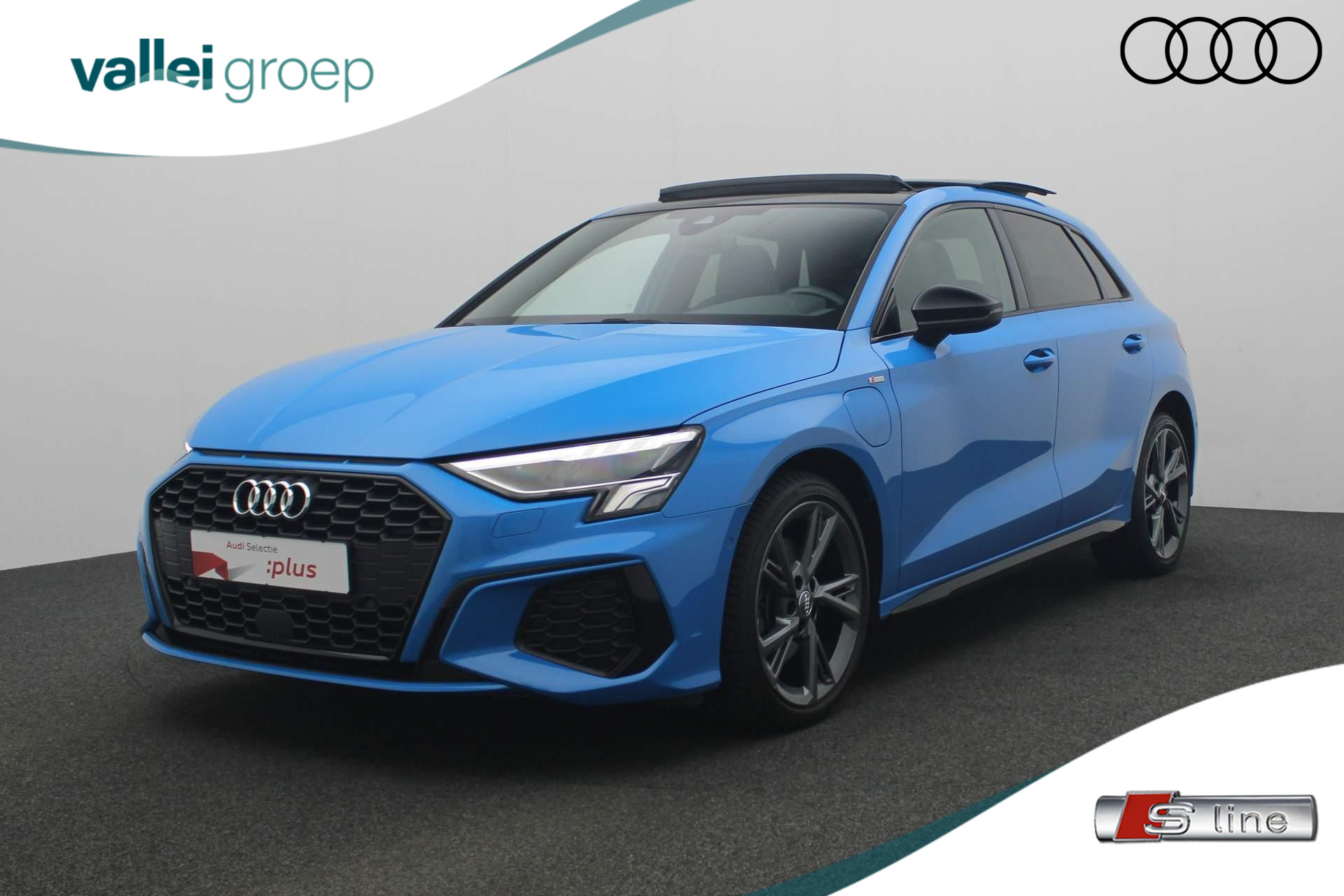 Audi A3 Sportback 40 TFSI e 204PK S-tronic S Edition / S-Line | Pano | Leder/alcantara | Stoelverwarming | Navi | Parkeersensoren voor/achter